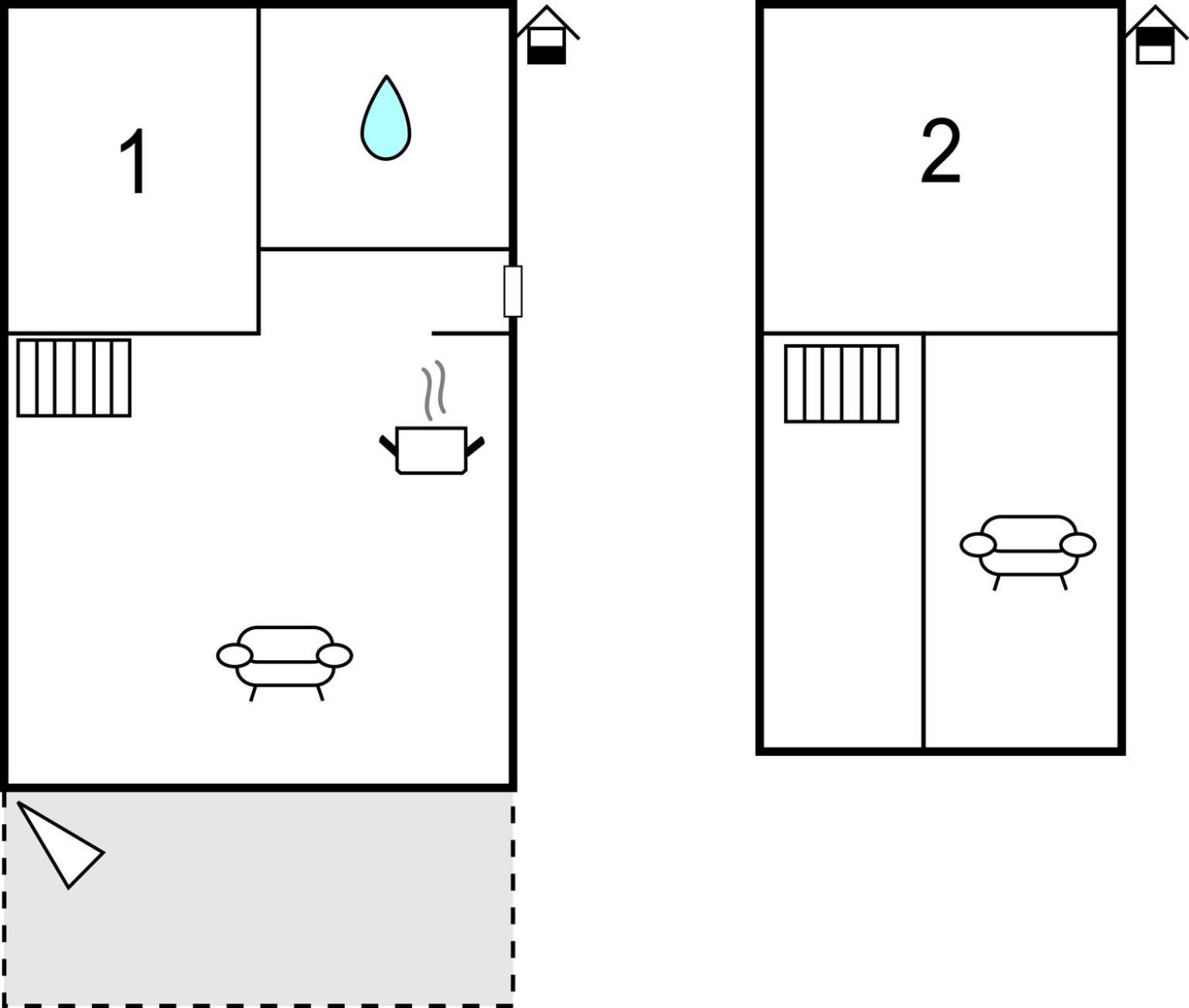 2 Bedroom Lovely Home In Zerpenschleuse エクステリア 写真